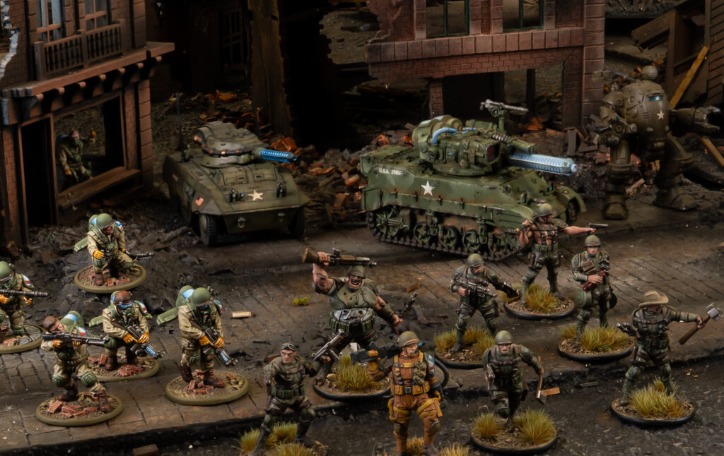 Konflikt '47 US troops by Warlord Games